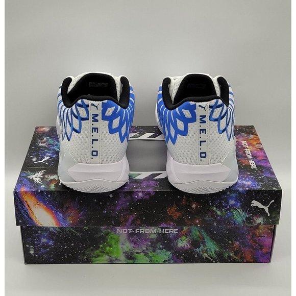 Puma MB.01 Low 'Team Colors - White Bluemazing' Basketball Shoes 376941-11 - Picture 8 of 12